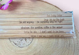 Natural Wood Attitude Pencil Set