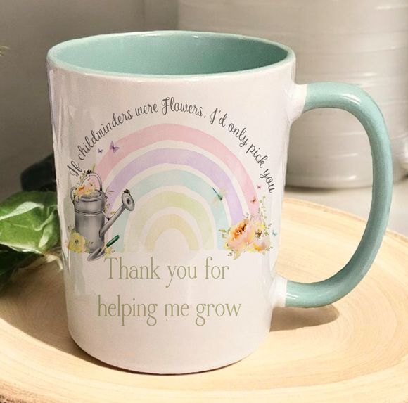 Personalised Childminder Rainbow  Mug