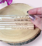 Natural Wood Sweary Pencil Set