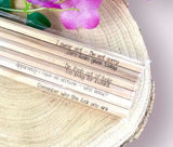 Natural Wood Sweary Pencil Set