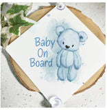 Personalised Baby Bear On Board Sign