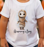Children's Halloween Mummy T-Shirt, Baby vest