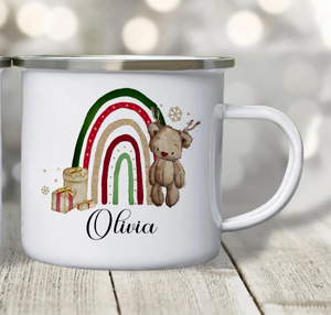 Christmas Reindeer Bear Mug