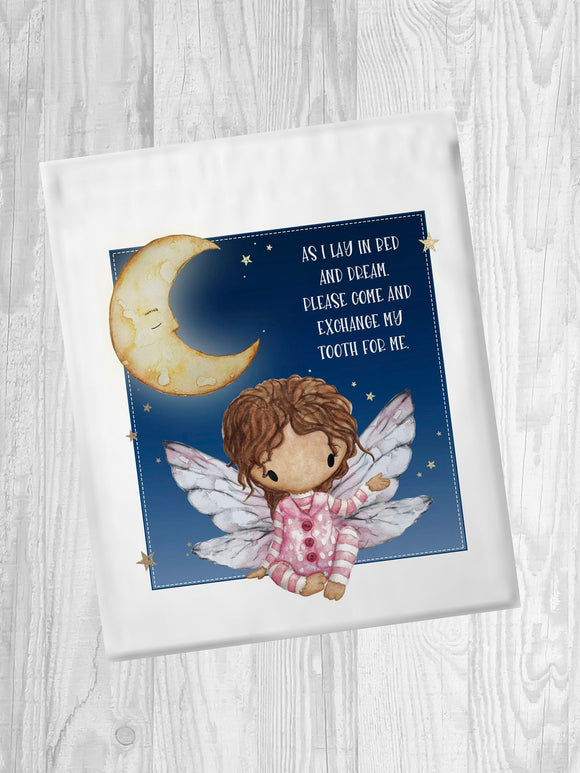 Personalised Tooth Fairy Bag, Children's Tooth Fairy Pouch