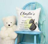 Personalised Children's Dragon Worry Cushion
