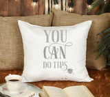 Personalised You Can Do This Cushion, Motivational Gift, Positivity Cushion