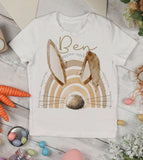 Children's Easter Bunny Rainbow T-shirt, Easter T-shirt Gift, Easter Gift