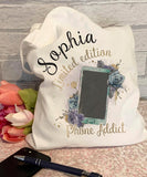 Personalised Girls Phone Addict Tote Bag