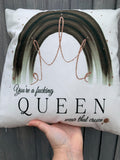 Personalised  Queen  Cushion