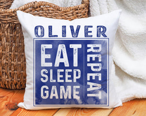 Personalised Gamer Cushion Gift,Gamer Gift, Teenager Gift