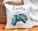 Personalised Gamer Girl Cushion