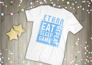 Personalised Childs Gamer T-Shirt