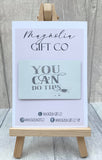 Personalised  Water Bottle, 'You Can Do This' Inspirational Water Bottle, Motivational Gift