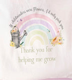 Personalised  Childminder Rainbow Tote Bag, Childcare Gift