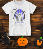 Personalised Children's Halloween T-shirt, Halloween Rainbow T-shirt, Trick Or Treat T-shirt, Halloween Gift