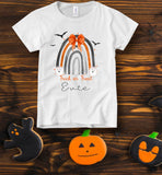 Personalised Children's Halloween T-shirt, Halloween Rainbow T-shirt, Trick Or Treat T-shirt, Halloween Gift