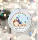 Christmas Memorial Baby Loss Ceramic Decoration