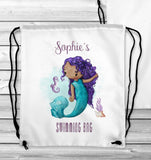 Personalised Children's Mermaid Swim  Bag,  Mermaid Bag , P.e Bag, Gym Bag