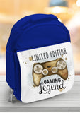 Personalised Children's  Insulated Lunch Bag, Gamer Lunch Bag