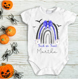 Personalised Baby's First Halloween Vest, Halloween Rainbow Vest, Trick Or Treat Vest, Halloween Gift