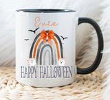 Personalised Children's Halloween T-shirt, Halloween Rainbow T-shirt, Trick Or Treat T-shirt, Halloween Gift