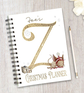 Christmas Mouse Planner,Notebook