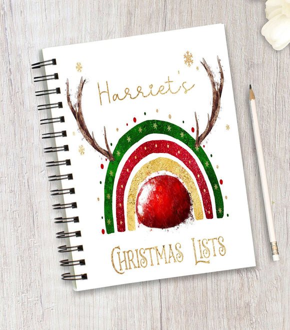 Christmas Reindeer Planner,Notebook