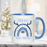 Christmas Rainbow Antler Mug