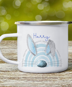Easter Bunny Enamel Mug