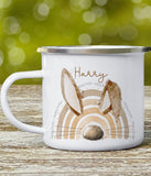 Easter Bunny Enamel Mug