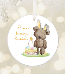 Personalised Easter Decoration, Baby's First Easter Decoration