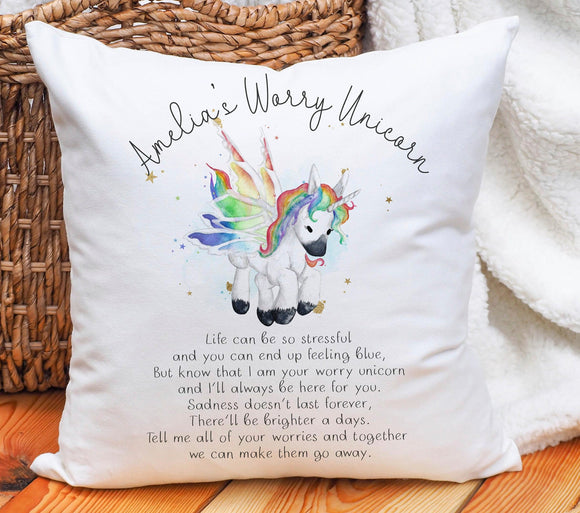 Children's Unicorn Worry Cushion