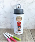 Children's Personalised School Uniform Water Bottle