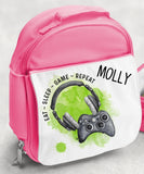 Personalised Gamer Lunch Bag, Children's Insulated Lunch Bag, Gamer Bag, Gamer Gift