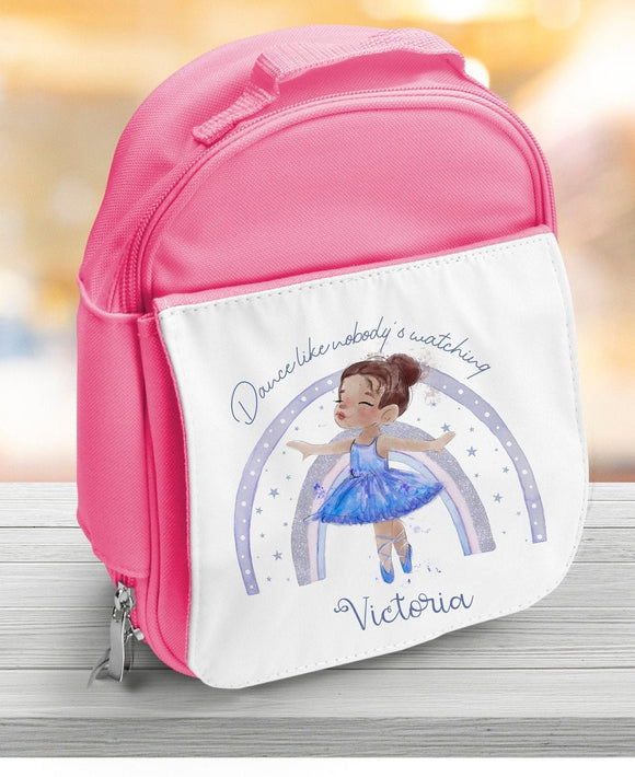 Personalised Ballerina Children's Insulated  Lunch Bag, Ballerina Bag, Ballerina Gift