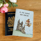 Children's Passport Cover, Wizard Passport Cover