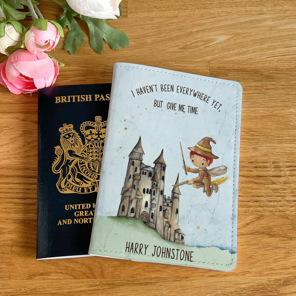 Children's Passport Cover, Wizard Passport Cover