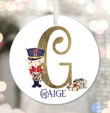 Christmas Nutcracker Initial Mug