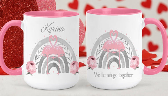 Flamingo Mug Coaster Set