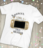 Personalised Gamer Birthday T-shirt Gift, Game Controller T-Shirt, Birthday Gift