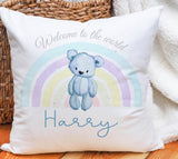 Personalised  Baby On Board  Sign, Baby Bear Rainbow, Baby On Board Car Sign