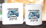 Personalised  Mug Gift, Gamer Mug, Mug & Coaster Gift Set, Gamer Gift
