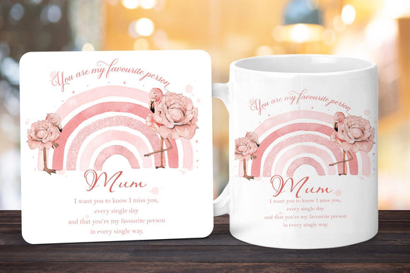 Personalised Flamingo  Mug Gift