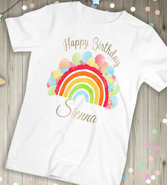 Personalised Childs Birthday T-Shirt, Birthday Gift, Birthday Balloon T-Shirt