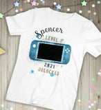 Personalised Gamer Birthday T-shirt Gift, Game Controller T-Shirt, Birthday Gift