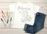 Children's Colour In Mermaid T-Shirt