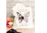 Floral Butterfly Tote Bag
